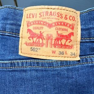 502 Levi's Classic Straight Men's Jeans in Blue